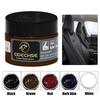 Faux Leather Repair Cream Paste Shine Polish Care for Car Seat Couches Shoes