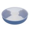 Snack Tray with Transparent Lid Round Large Capacity Divided PP Serving Tray for Veggie Fruit