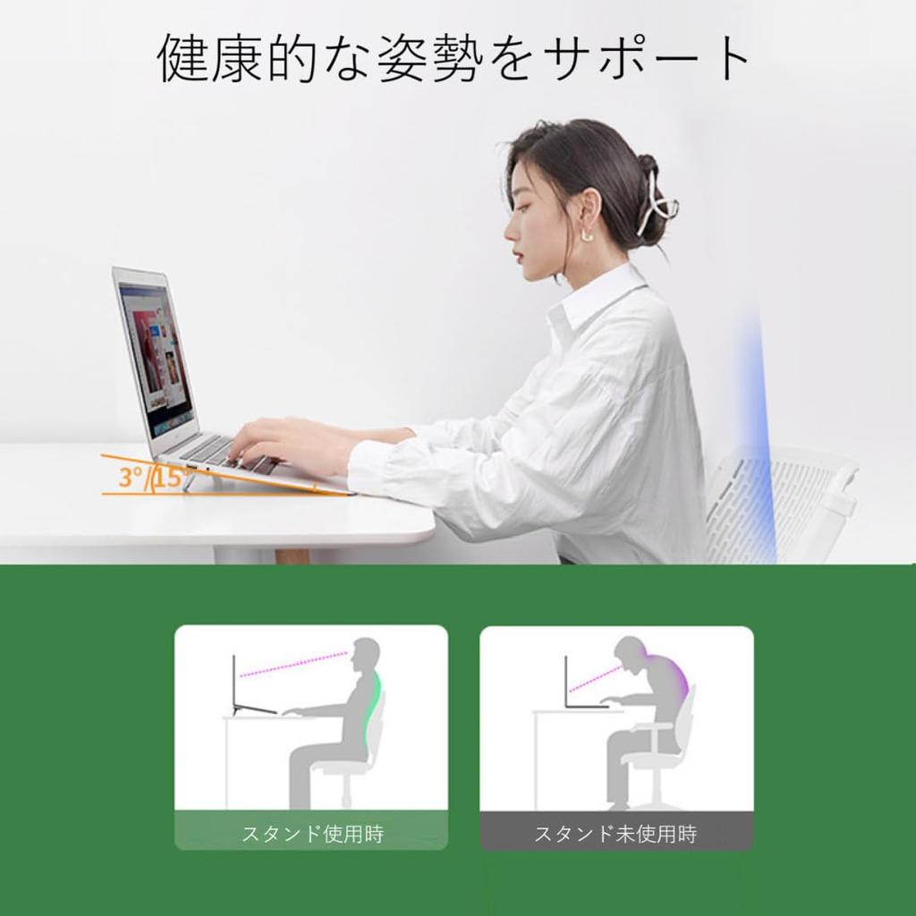 Подставка для ноутбука Altful MacBook PC Plus Держатель для ноутбука с охлаждением Прочная теплоотводящая Легкая для переноски Подставка, 2 шт., Накладка, Сплав, Наклейка, Складная, Трехуровневая
