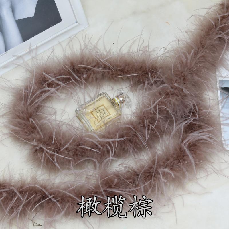5 Layers Ostrich Top Encryption Thickened Feather Fleece Strip Catwalk Show Costume Decorative Ostrich Feather Strip