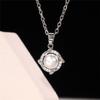 New Exquisite Imitation Pearl Necklace for Women with Shiny CZ Silver Color/Rose Gold Color Necklaces Fashion Wedding Jewelry
