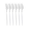 6Pcs Tea Fork Stainless Steel Tableware Set Fruit Fork Dinnerware Cutlery Set Gold Cake Snack Gold Salad Fork Kitchen Utensils