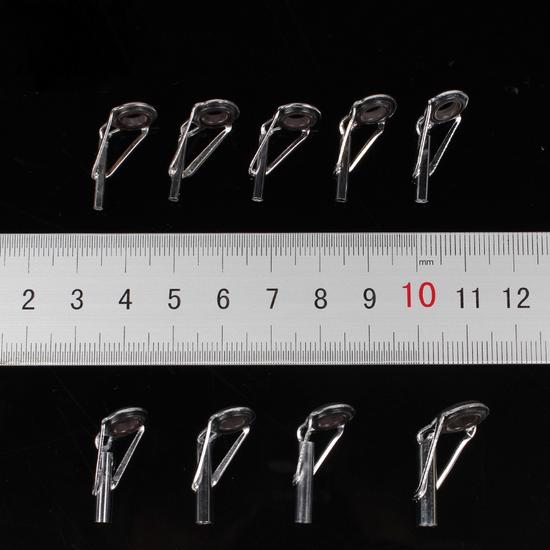 80x In Box Small Freshwater Fishing Rod Parts Tip Tops Stainless Repair Guides DIY Set Kits