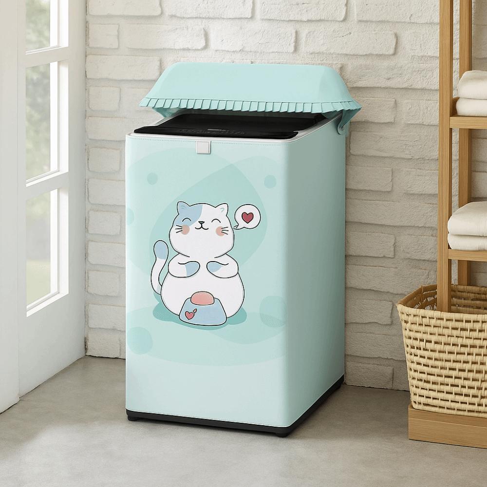 Sunscreen Washing Machine Cover Waterproof Dust-proof Cover Universal Top Open Cover Home Decor