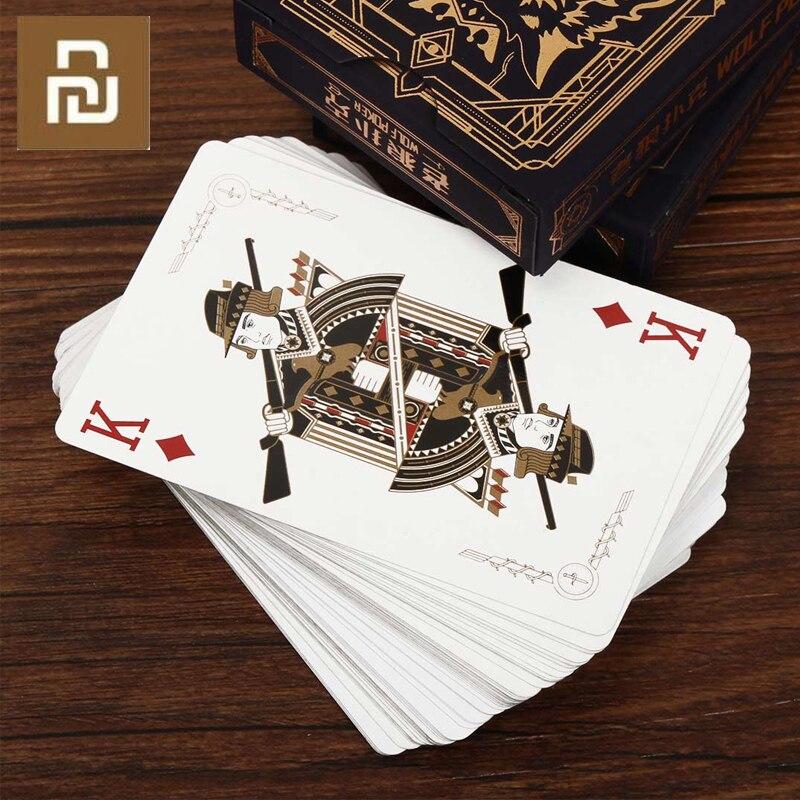 Новые игральные карты Xiaom, набор для игры в покер, пластиковые волшебные карты, водонепроницаемые карты, волшебные настольные игры, карты 57*87 мм