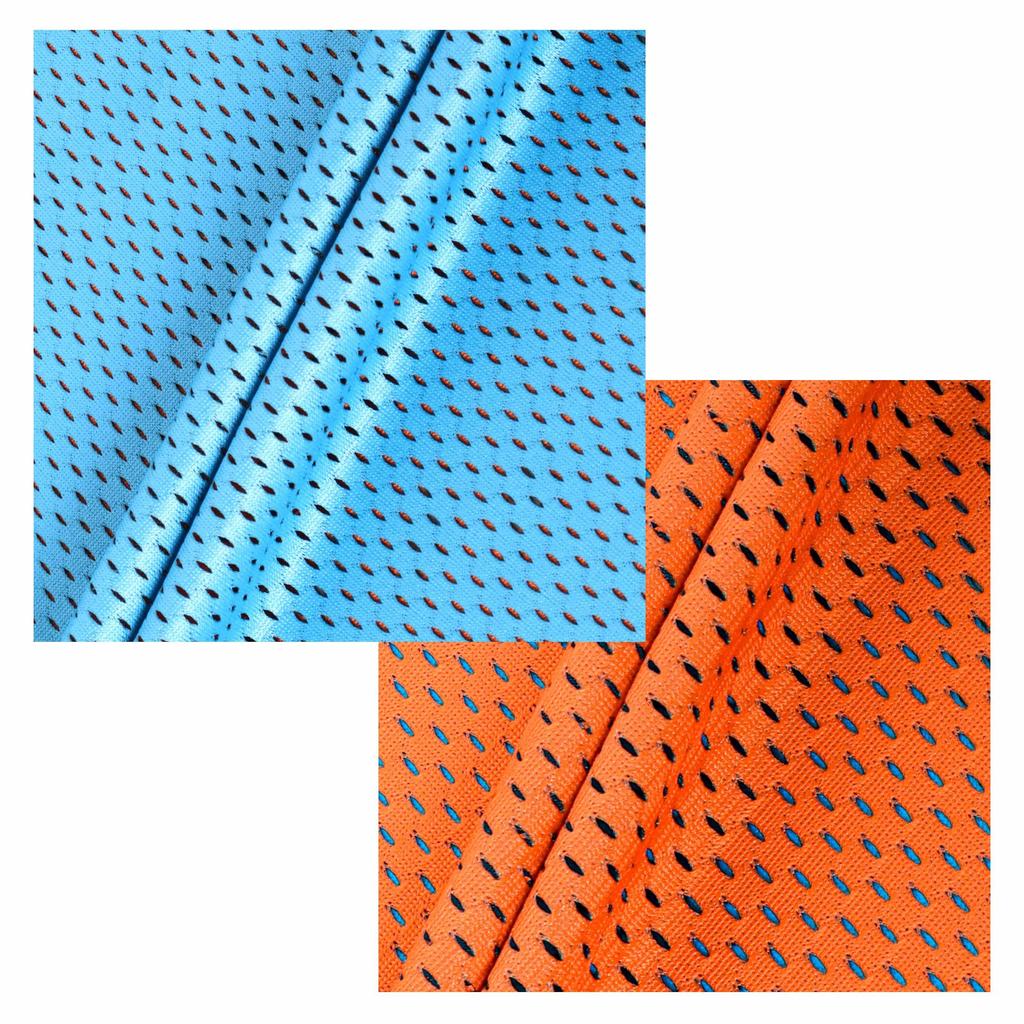 FINTA Soccer/Futsal Junior One-Size-Fit Sublimation Reversible Bib, 1 Bib, No Number, FT3528 (2261) Sax x Orange