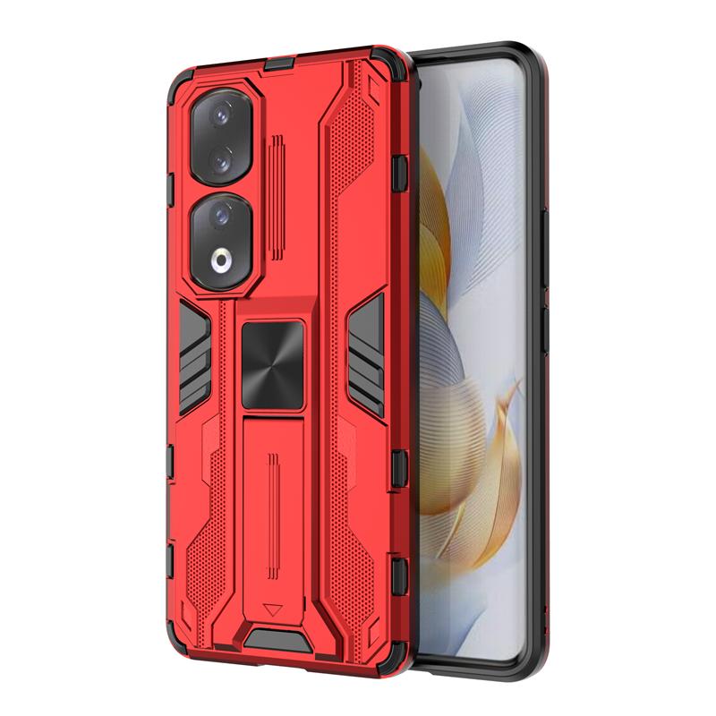 Для Honor 90 Pro Чехол Противоударный Бронированный Магнитный Держатель Чехол Для Телефона Для Xonor Honer Honar 90Pro Honor90 Honor90Pro 5G Задняя Крышка