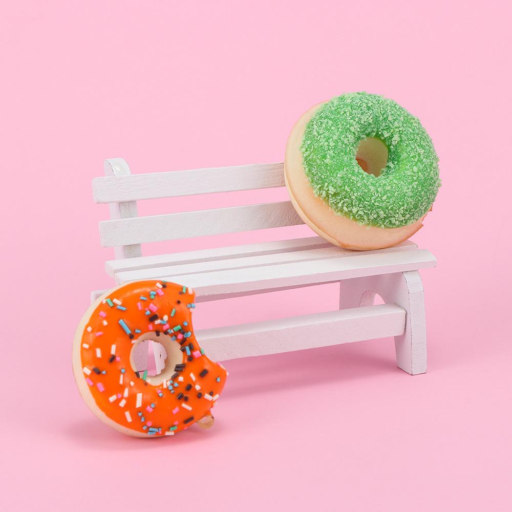 Bench Stool Miniatures Ornaments Dollhouse Furniture Figurines Garden Decor Decoration Crafts