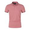 Polo Shirt Men's Summer Plus Size Lapel Shirt Simple Light Plate Solid Color Top Polo Shirts Men’s