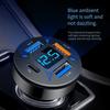 Car Charger New Voltage Monitoring 4USB Aluminum Alloy+PC