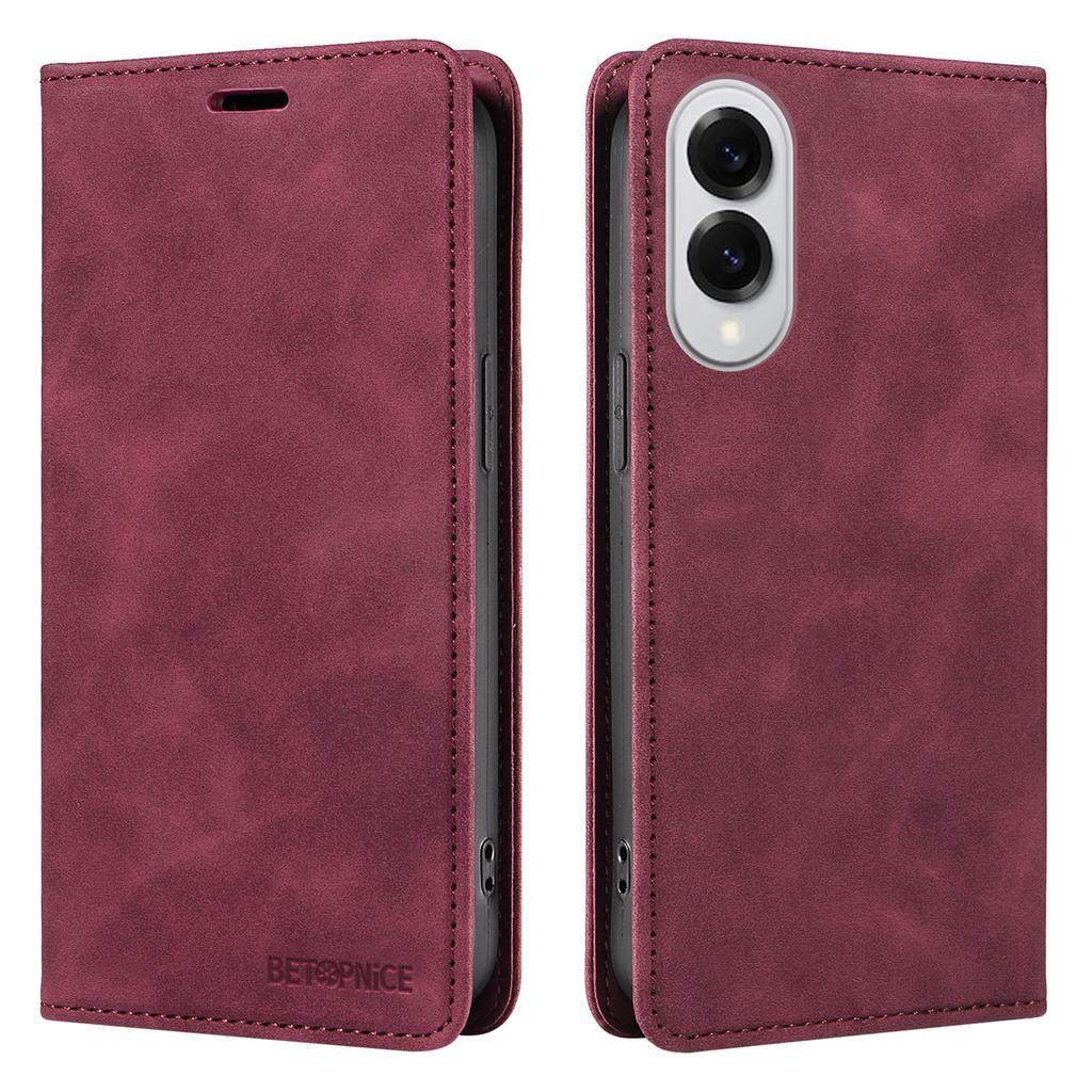 For Samsung Galaxy S25 Edge Case Wallet Leather Phone Cover with Stand