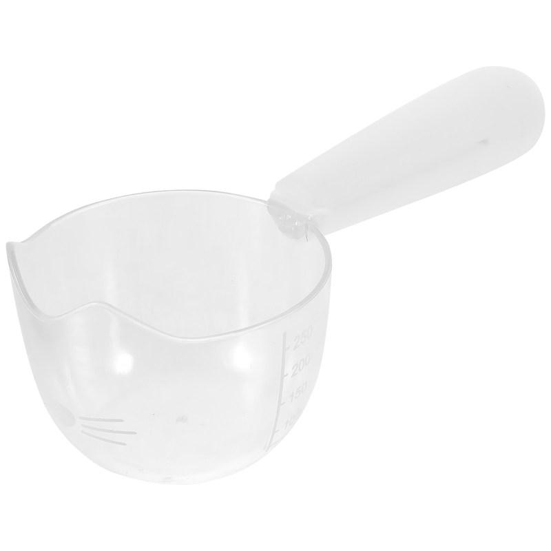 Reusable Plastic Pet Food Spoon Wet Food Clip with Scale Non Slip Dog Cat Feeding Scoop Reusable Spoon Scoop Pet Supply