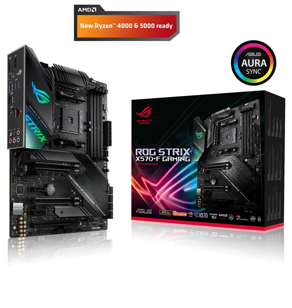 Материнская плата ASUS AMD AM4 совместимая ROG STRIX GAMING X570-F [ATX]