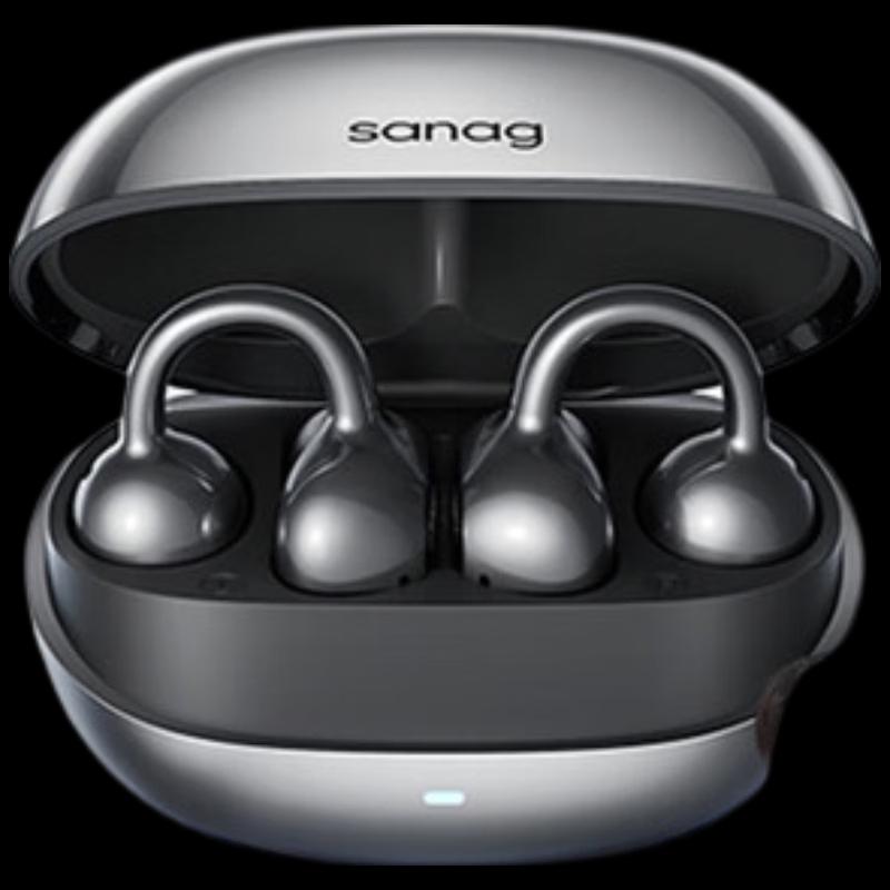 SANAG S8S Ultra Зажим для уха ИИ-переводчик Беспроводные наушники