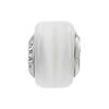 Pandora 793118c00 White Mini Murano Glass Silver Charm