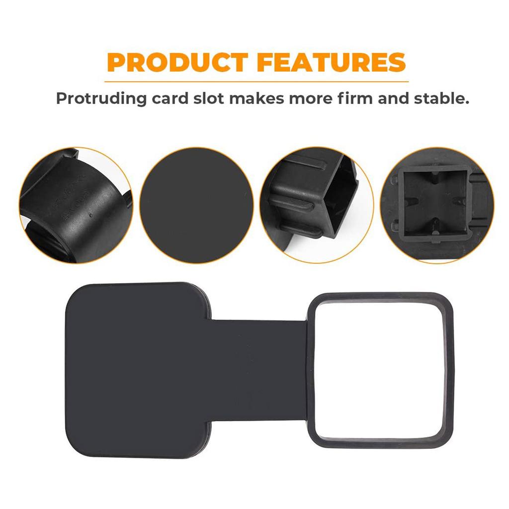 1,25 дюйма прицепное устройство, крышка крюка с проушиной, прицепное устройство, крышка прицепного устройства, задний бампер автомобиля, квадратная крышка сцепного устройства