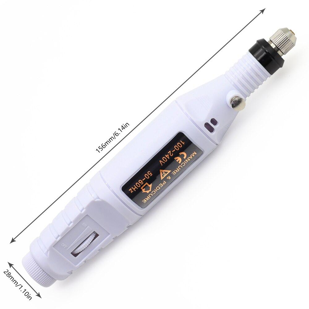 Профессиональная электрическая дрель для ногтей, маникюрный набор, инструмент для удаления ручек для ногтей, инструменты для полировки, прочный комплект оборудования для ногтей