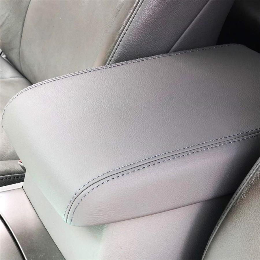 Крышка консоли подлокотник подходит для Toyota Highlander 2008-2013 серый кожаный