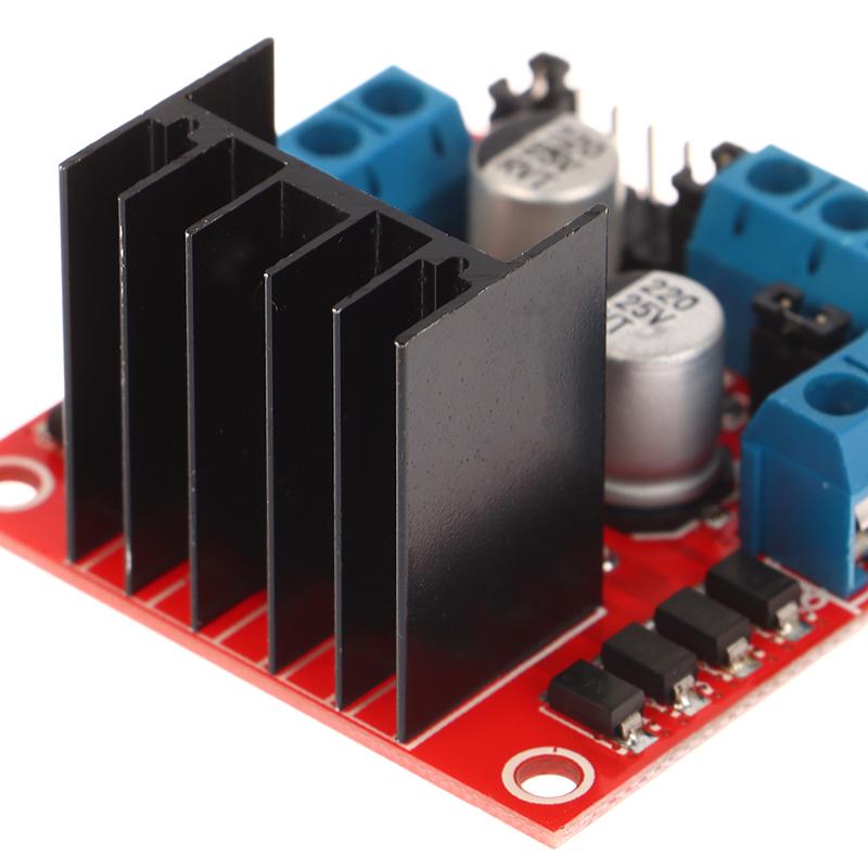 Модуль драйвера двигателя постоянного тока L298N L298N Шаговый двигатель Робот-смарт-кар Разводная плата Пельтье Высокая мощность Драйвер двигателя постоянного тока L298 для Arduino