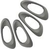 APPERFiT Interior Door Handle Bezel Trim Cover (4Pcs) Compatible With Chevy Trailblazer 2002-2009 Replaces 15214501 15214502 15214506 15214507