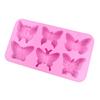 6 Форм для десертов в виде бабочек, пищевой силикон, инструмент для выпечки для DIY муссов, мороженого, угощений на День святого Валентина, долговечная посуда для выпечки