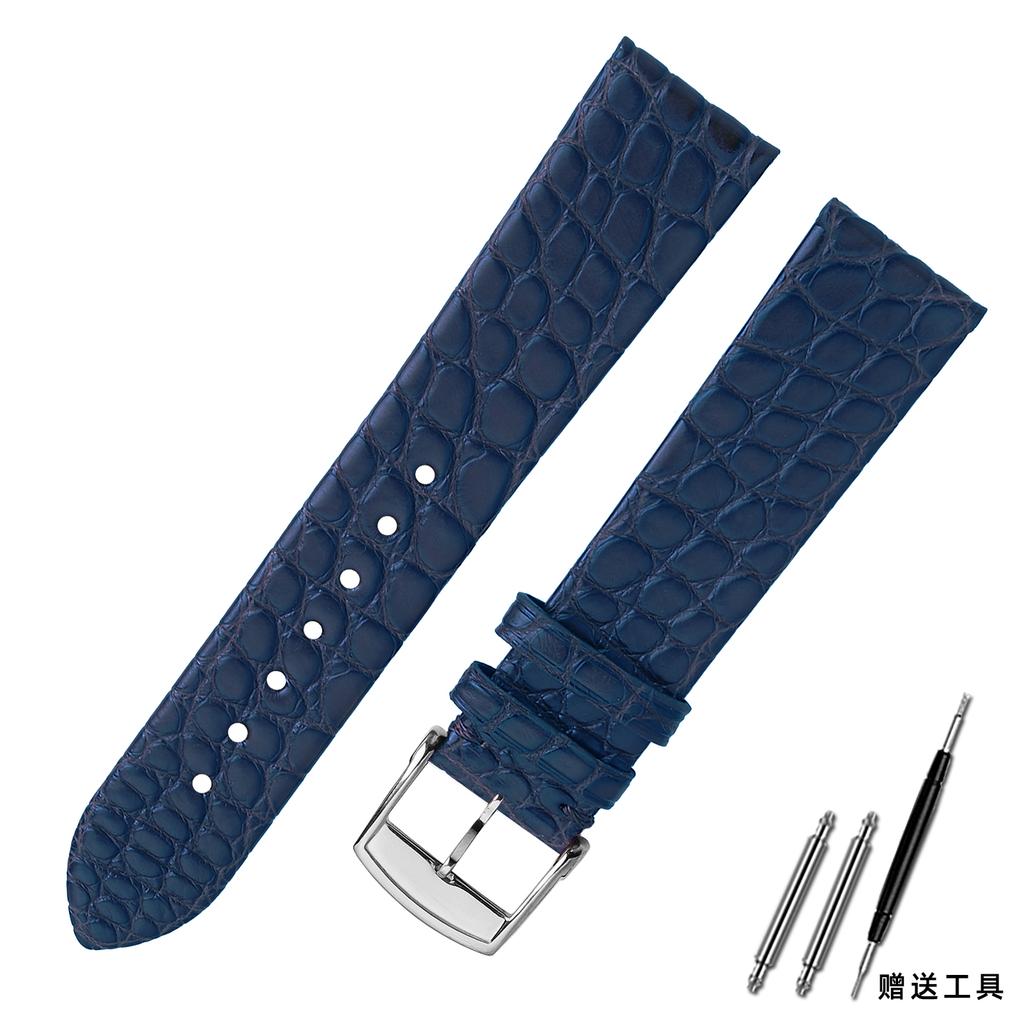Ультратонкий ремешок для часов из кожи крокодила для Longines Presence Lyre Band Мужчины женщины L4 L2 La VC 12 13 16 18 19 20 мм Мягкий браслет