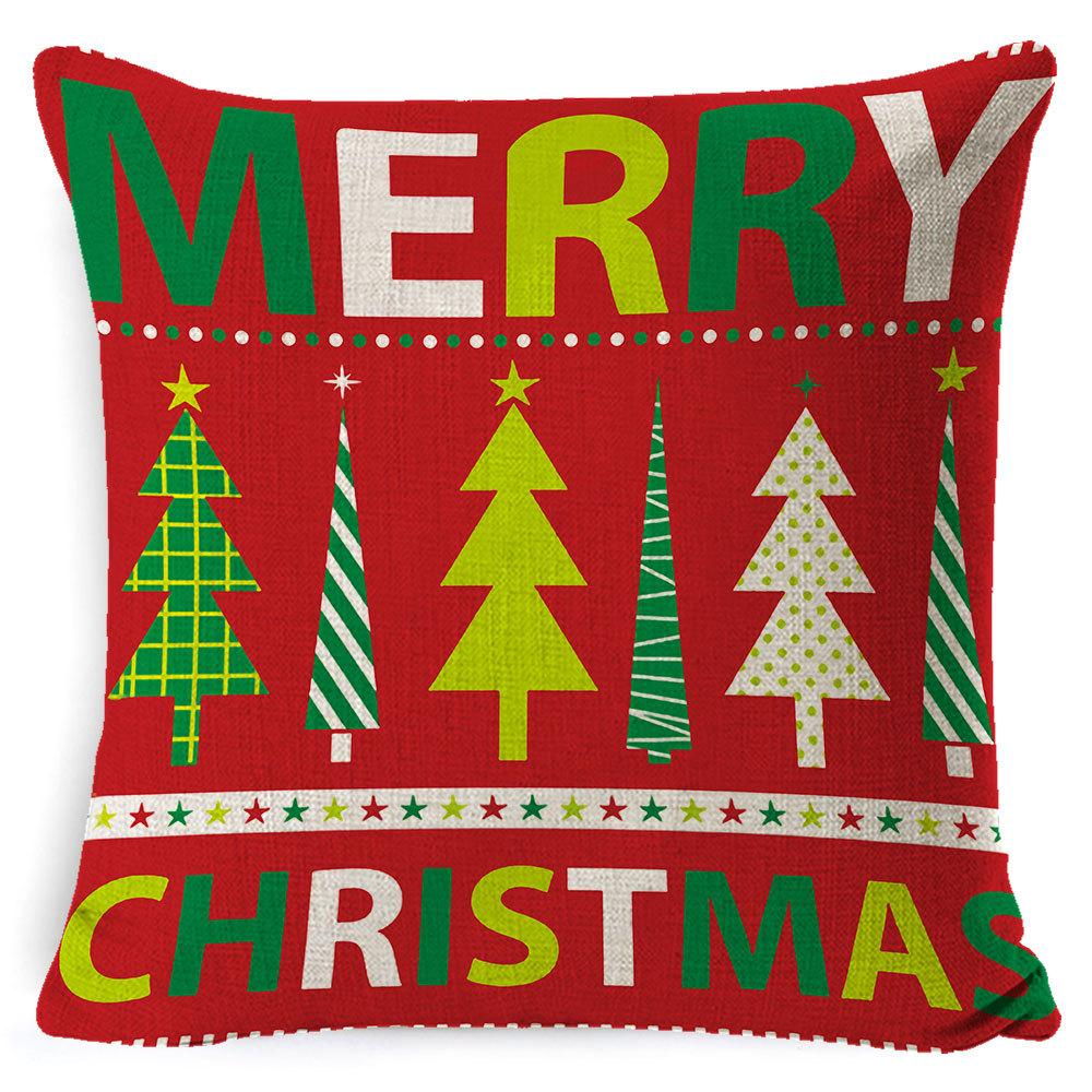 Pillowcase Christmas Pillowcase Light Luxury Pillowcase Ins Style Car Neck Cushion Office Lumbar Support
