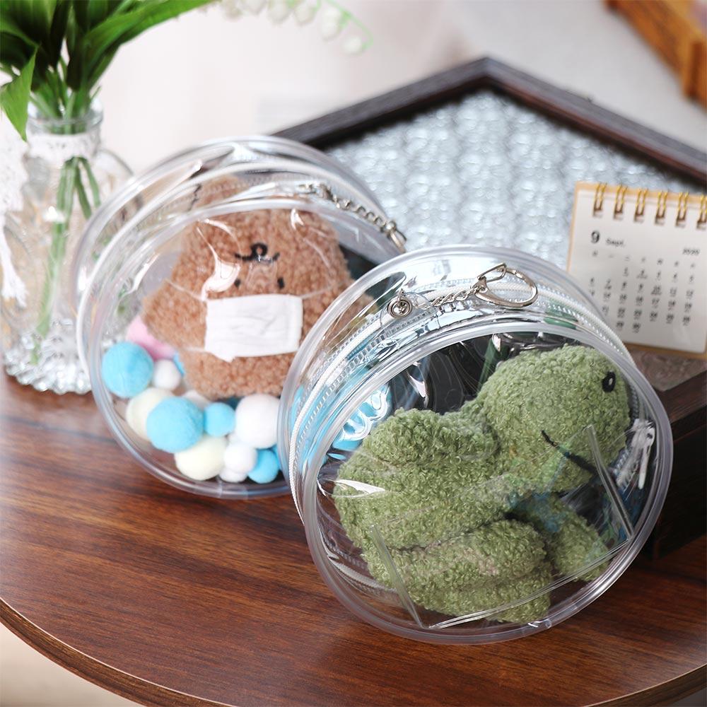 10см Кукла Прозрачная Уличная Сумка для Куклы Многоцветная Уличная Сумка для Демонстрации Куклы DIY Брелок