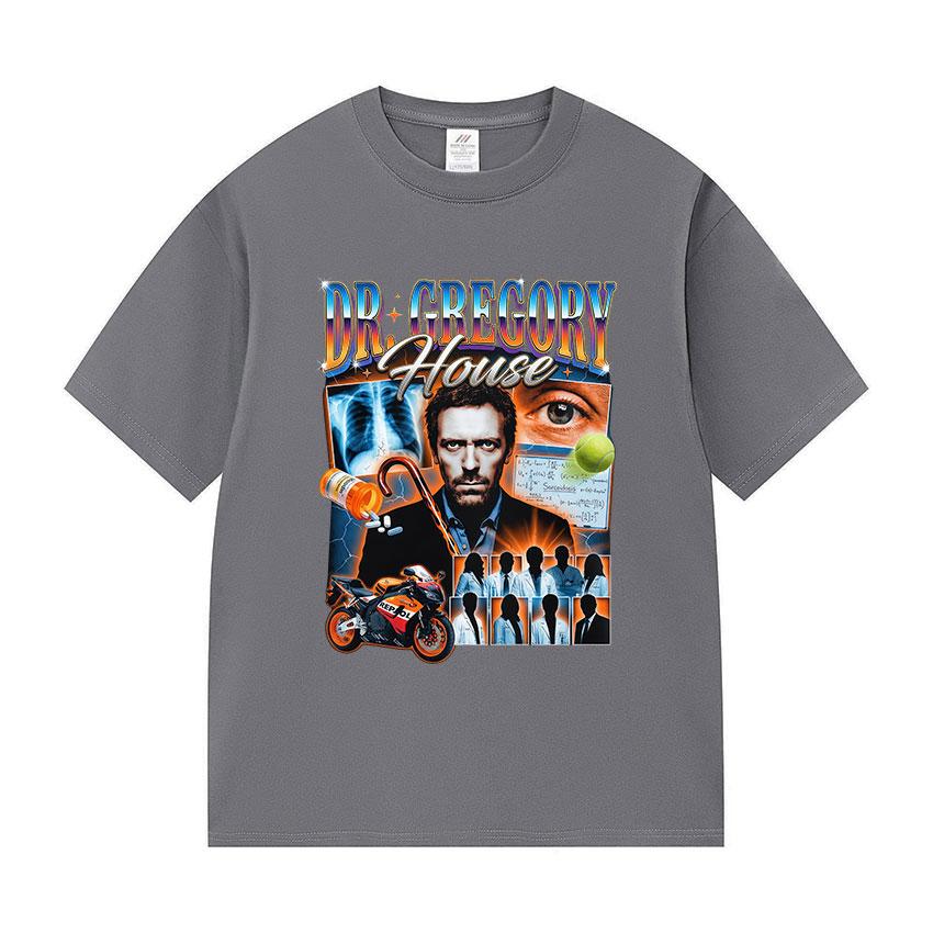Dr Gregory House MD Everybody Lies Funny Meme T Shirt Unisexs Women High Quality Fashion Oversized Tshirts Vintage Cotton Tshirt
