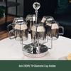 Набор стеклянных стаканов Naijiang German Light Luxury, термостойкие