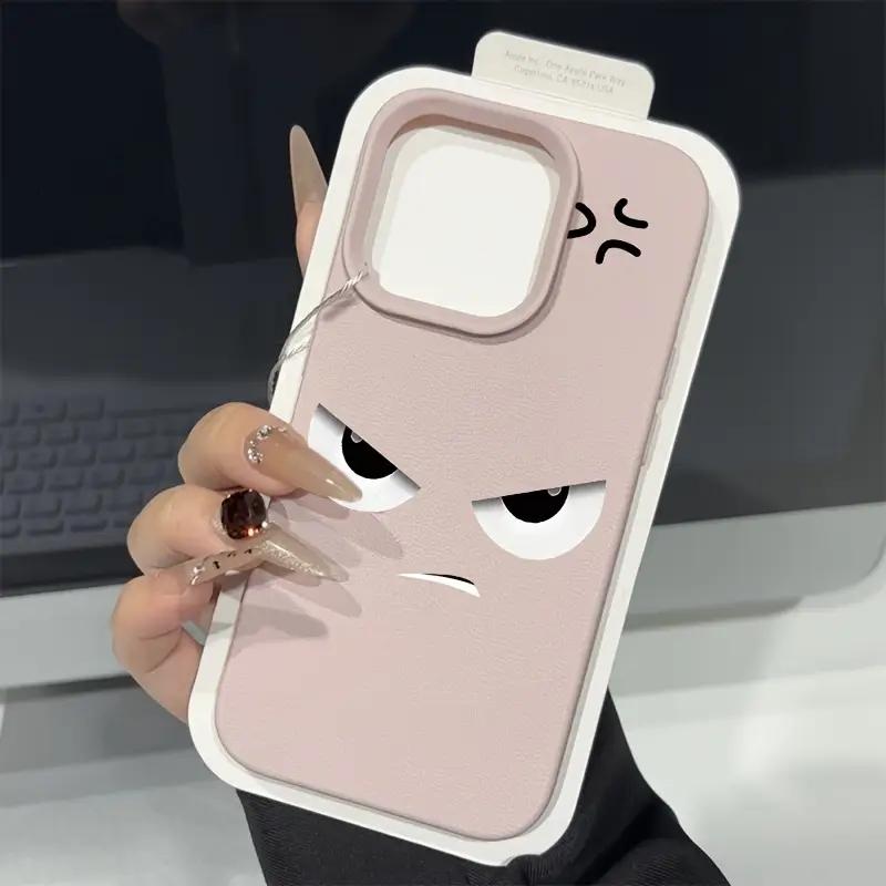 Забавный чехол для телефона с рисунком личи 'Разозлись' для iPhone 17 16 15 14 13 12 11 Pro Max Air 16e Plus X XR XS Ударопрочный мягкий чехол