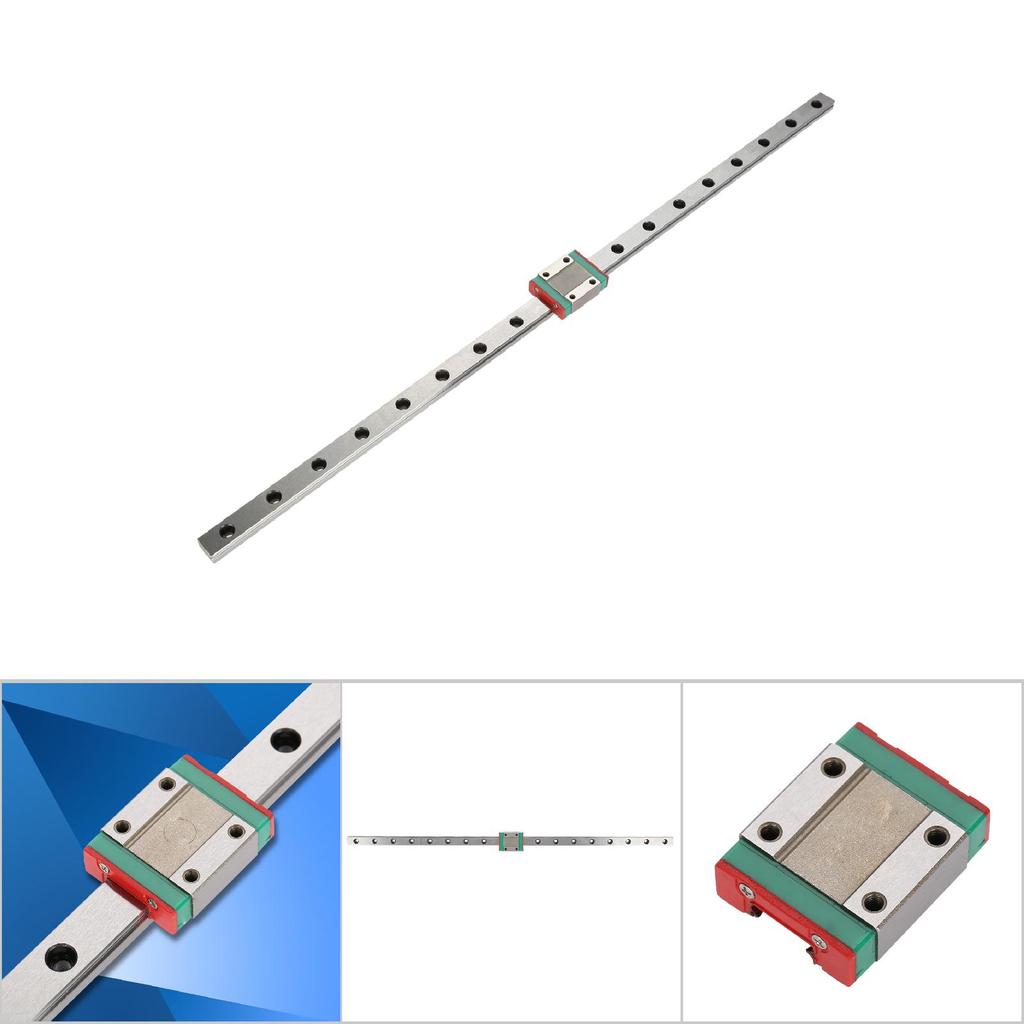1pc LML12B Miniature Linear Rail Guide 12mm Width Slide Block (450mm)