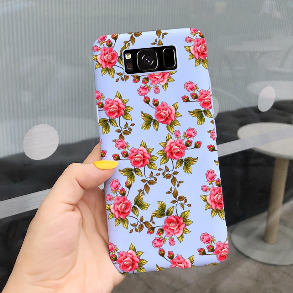 Чехол для Samsung Galaxy S8 Чехол Galaxy S8+ Стильный Подсолнух Красивые Девушки Чехол Для Samsung S8 Plus GalaxyS8 S8+ Мягкие Сумки Чехол