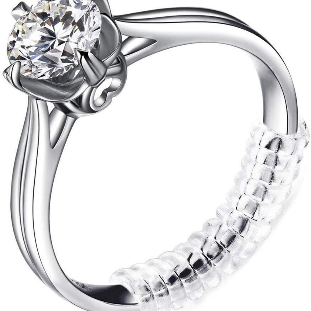 Набор из 5 регулируемых колец, аксессуаров, регуляторов размера колец, приспособлений для изменения размера на каждый день и в особых случаях