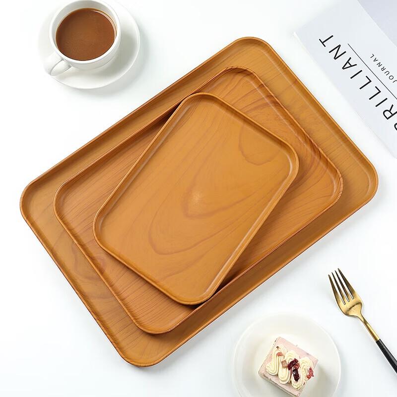 Japanese Style Imitation Wood Grain Serving Tray