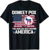 Футболка унисекс с оспой осла «Болезнь, разрушающая Америку» против Байдена