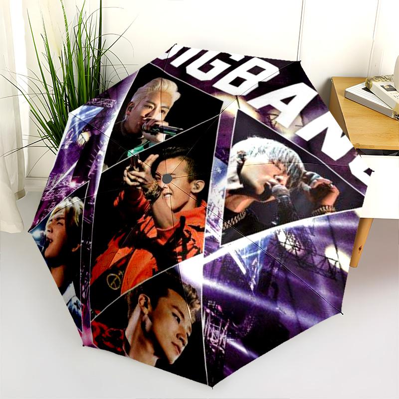 Big Bang: Explosive Energy Harmony Folding umbrella Suitable for all seasons 8 paraphenoid bones Sun umbrella outdoor travel