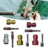 Electric Drill Compatible Double Head Pipe Threading Tool for 1/2" 3/4" Water Pipe Internal Thread Opener Hand Tools