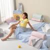 Cool and Summer Quilt Solid Color Air Conditioner and Ice Cream Ice Cream Cold and Thin Quilt Machine Washable