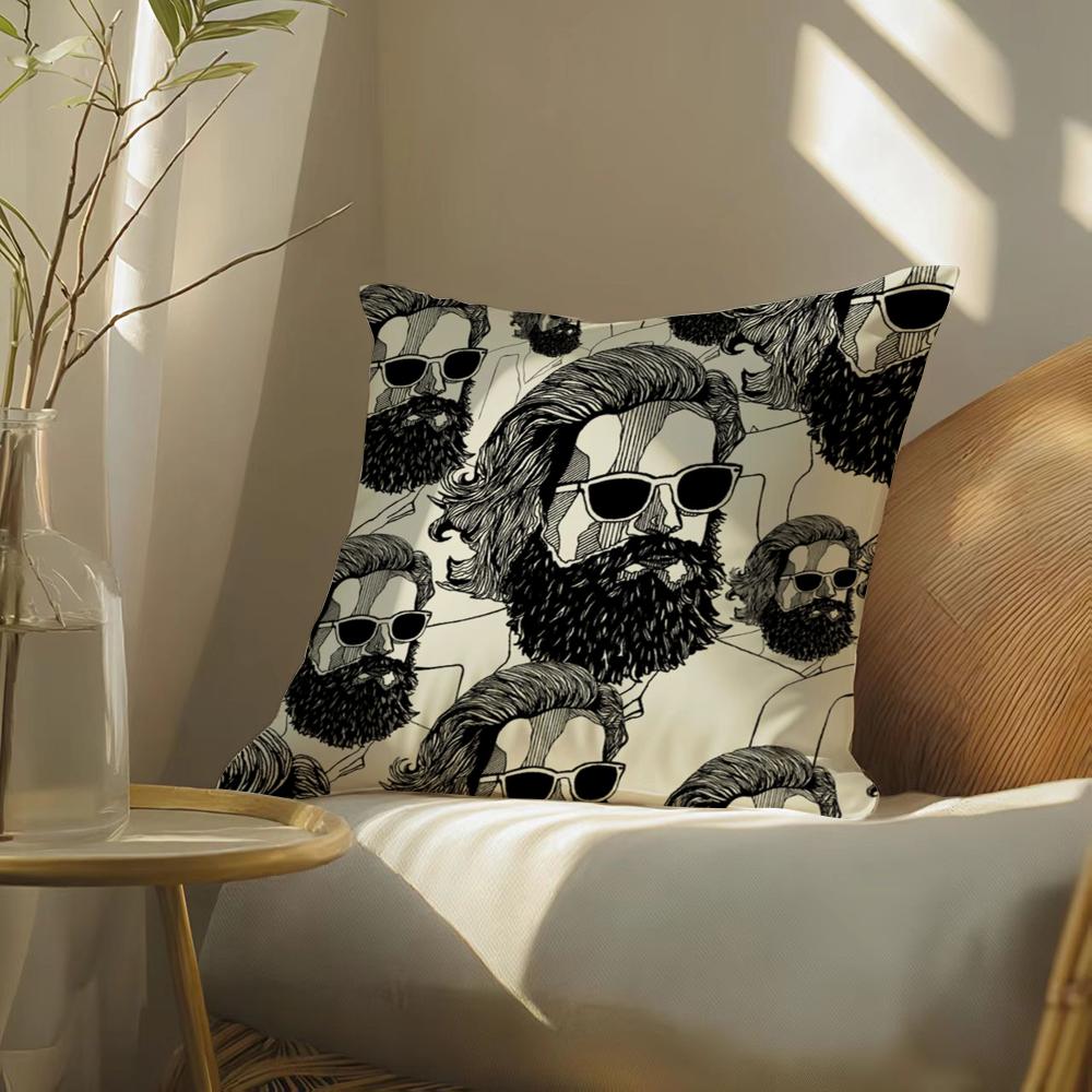 Father JJohn Misty Pillow Case Pattern Printed Pillowcase for Living Room Sofa Cushion Cover Bedroom Decor