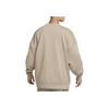 Nike Club Oversize Logo Pattern Crewneck Pullover Sweatshirt Men Sweatshirt Khaki HJ1820-247