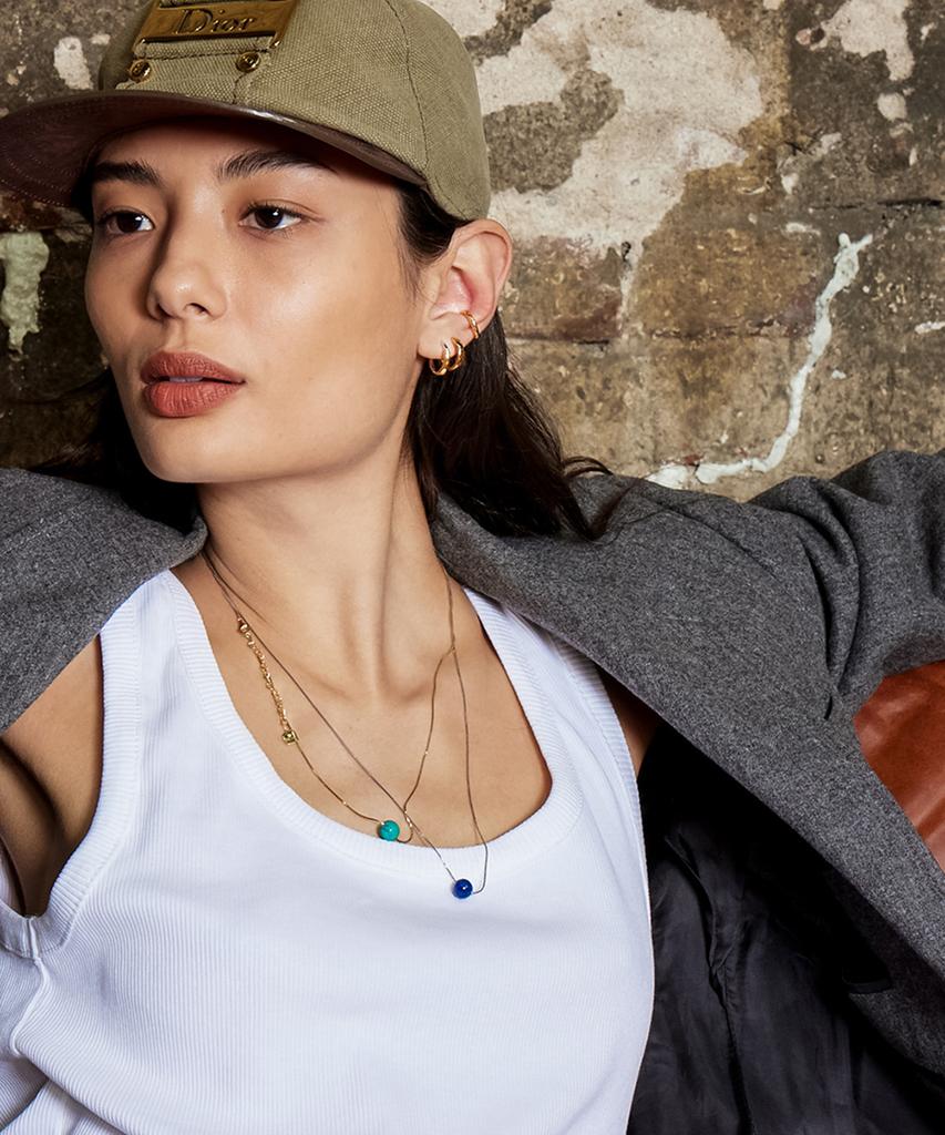 Начинается бирюзовое ожерелье Roca Lulu