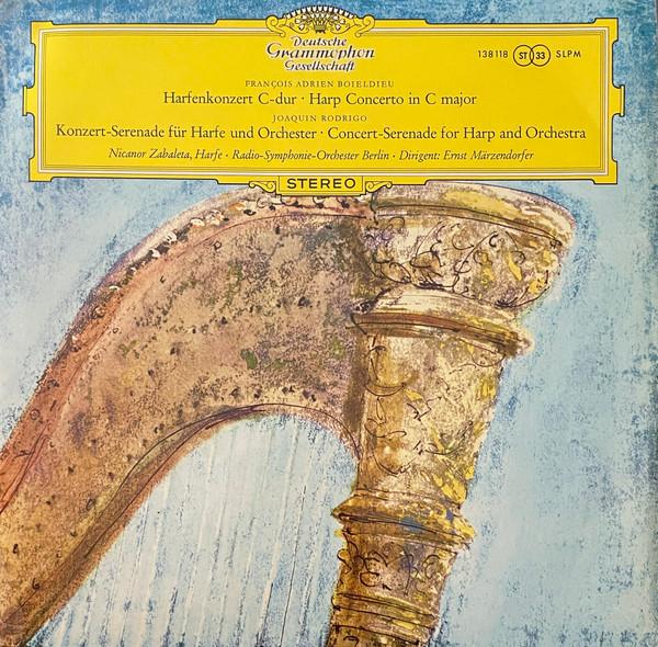 Виниловая пластинка NICANOR ZABALETA RADIOSYMPHONIEO Концерт для арфы с оркестром Boieldieu До мажор SLPM138118 DEUTSCHE GRAMMO 1973 Германия Классика Б/У