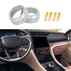 TUCKBOLD Media Volume Tune Control Switch Knob Cover Ring for Jeep Grand Cherokee /