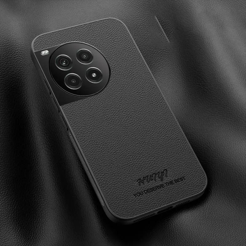 Кожаный чехол для телефона для Oneplus Ace 3 2 Pro 3V 2V 12 12R 11 11R 1+ Nord CE4 Lite N20 SE 5G Автомобильный магнитный держатель Роскошная крышка для телефона