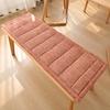 Chenille Grid Quilted Chair Cushion Breathable Fabric All-in-one Seat Pad  4 Season Tie-on Non-slip Mat Restaurant Study Chair