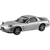 Aoshima Bunka Kyozai 1/32 Scale Rakupla Snap Kit No.04-SS Infini FD3S RX-7 Silverstone Metallic Pre-Colored Plastic Model