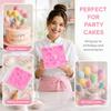 3D Design Silicone Cake Mold Pink Color Silicone Baking Mold  Chocolate Molding