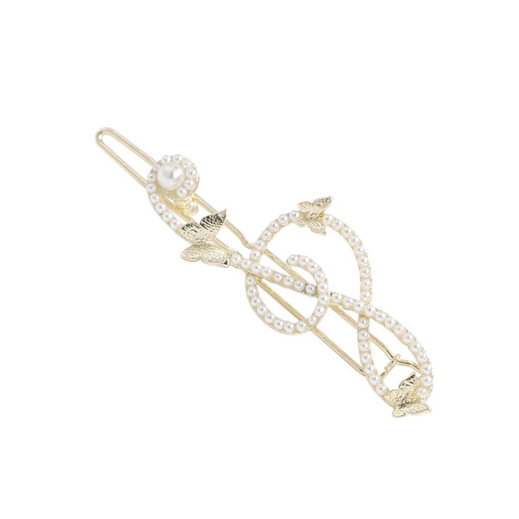 Shimmering Butterfly Music Note Hair Pin Y2K Hair Barrettes Duckbill Side Pin for Teens Girl Women Hair Accessories