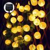 20 LED Solar Lantern String Lights Waterproof Outdoor Fairy Light with 8 Modes for Christmas Garden Patio Wedding Party Decor